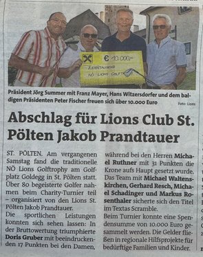 Golfen für gen guten Zweck